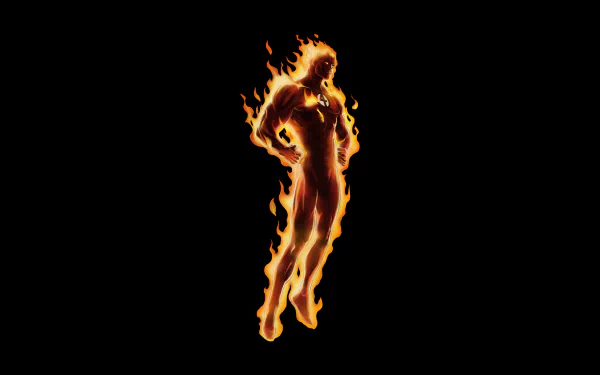 Comic Human Torch (Marvel Comics) HD Desktop Wallpaper | Background Image
