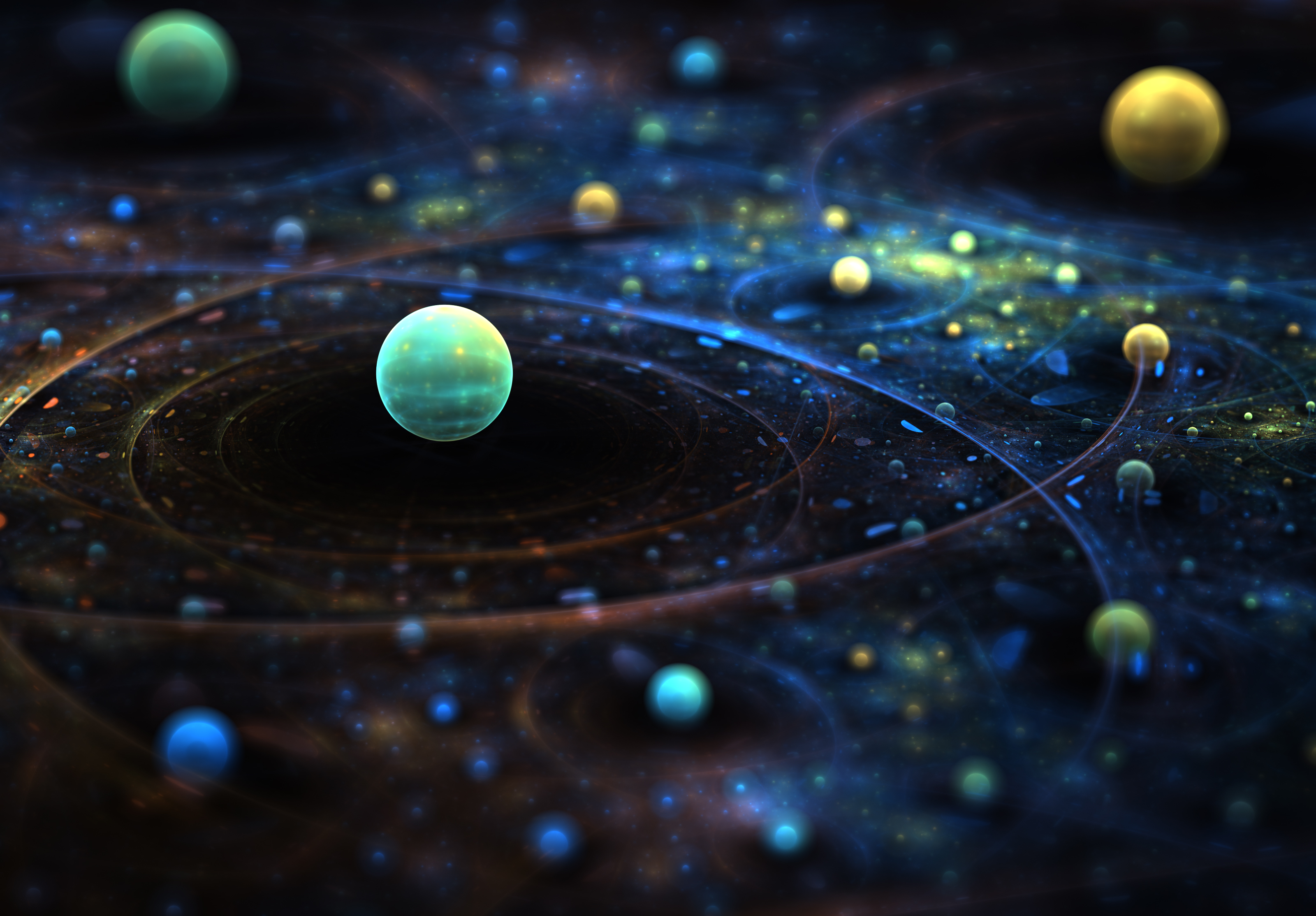 Abstract Sphere HD Wallpaper | Background Image
