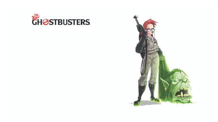 Comic Ghostbusters HD Desktop Wallpaper | Background Image