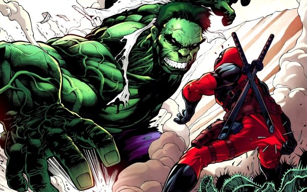 Comics Deadpool Hulk HD Wallpaper | Background Image
