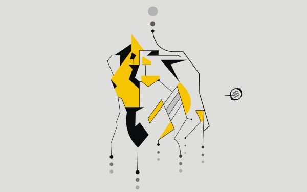 Artistic Men Minimalist Geometry Symbol Simple HD Wallpaper | Background Image
