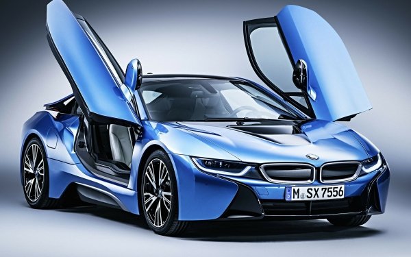 Vehicles BMW i8 BMW Blue HD Wallpaper | Background Image