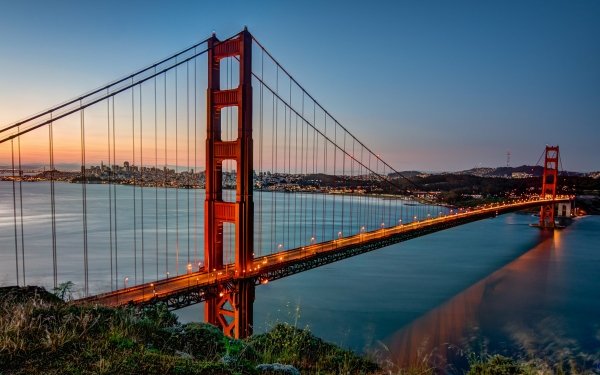 Man Made Golden Gate Bridges Bridge Seascape San Francisco HD Wallpaper | Background Image