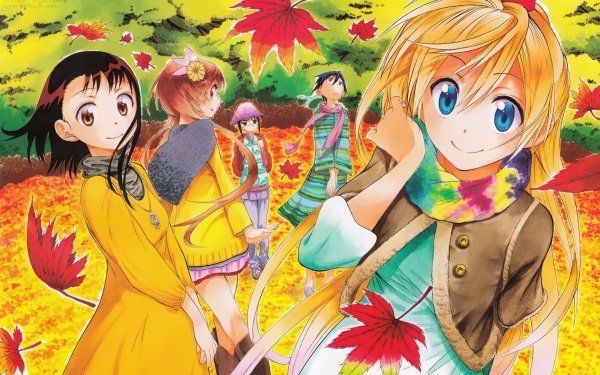 Anime Nisekoi Chitoge Kirisaki Kosaki Onodera Ruri Miyamoto Seishirou Tsugumi Marika Tachibana HD Wallpaper | Background Image