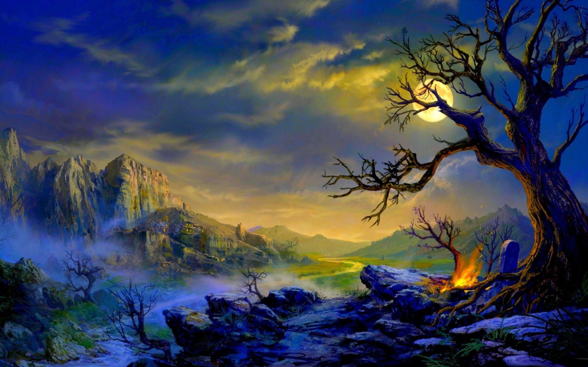 Fantasy Landscape HD Wallpaper