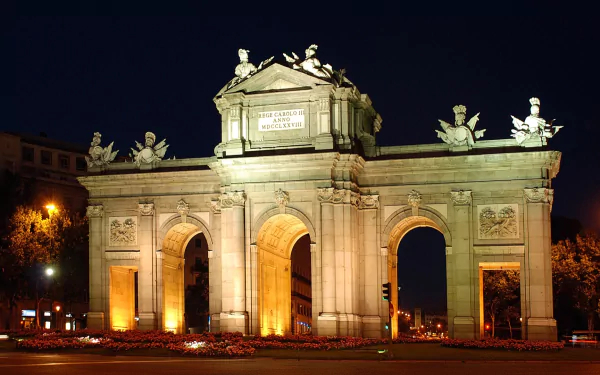 man made Puerta de Alcalá HD Desktop Wallpaper | Background Image