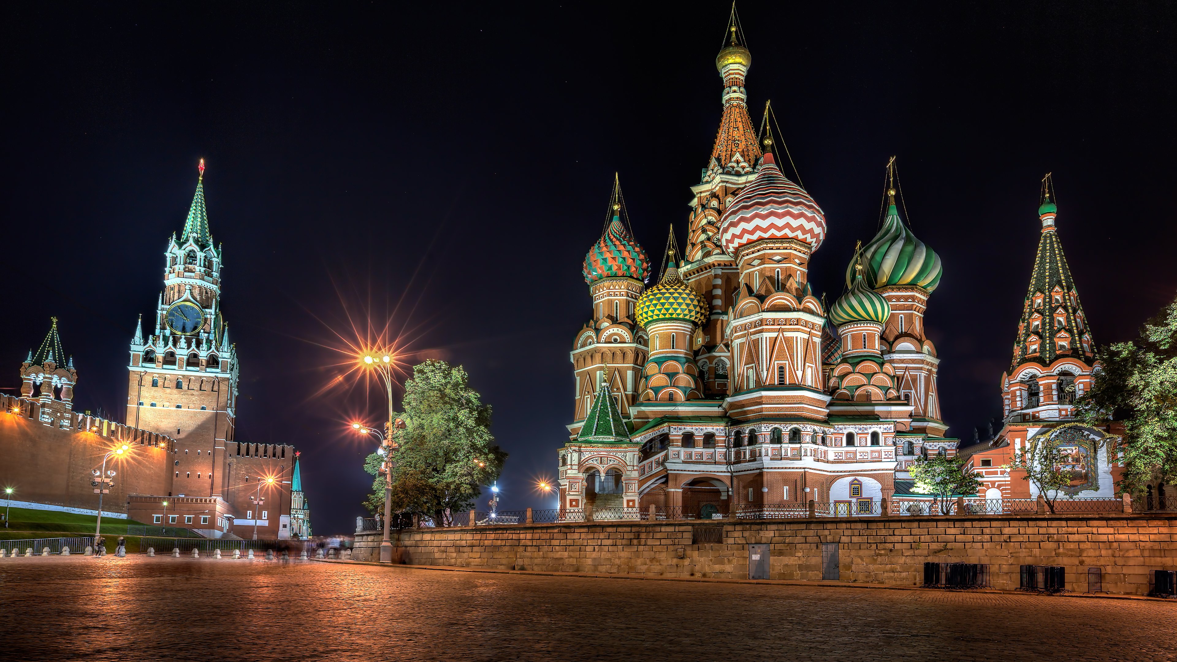 Religious Saint Basil's Cathedral 4k Ultra HD Wallpaper by Alex Poison