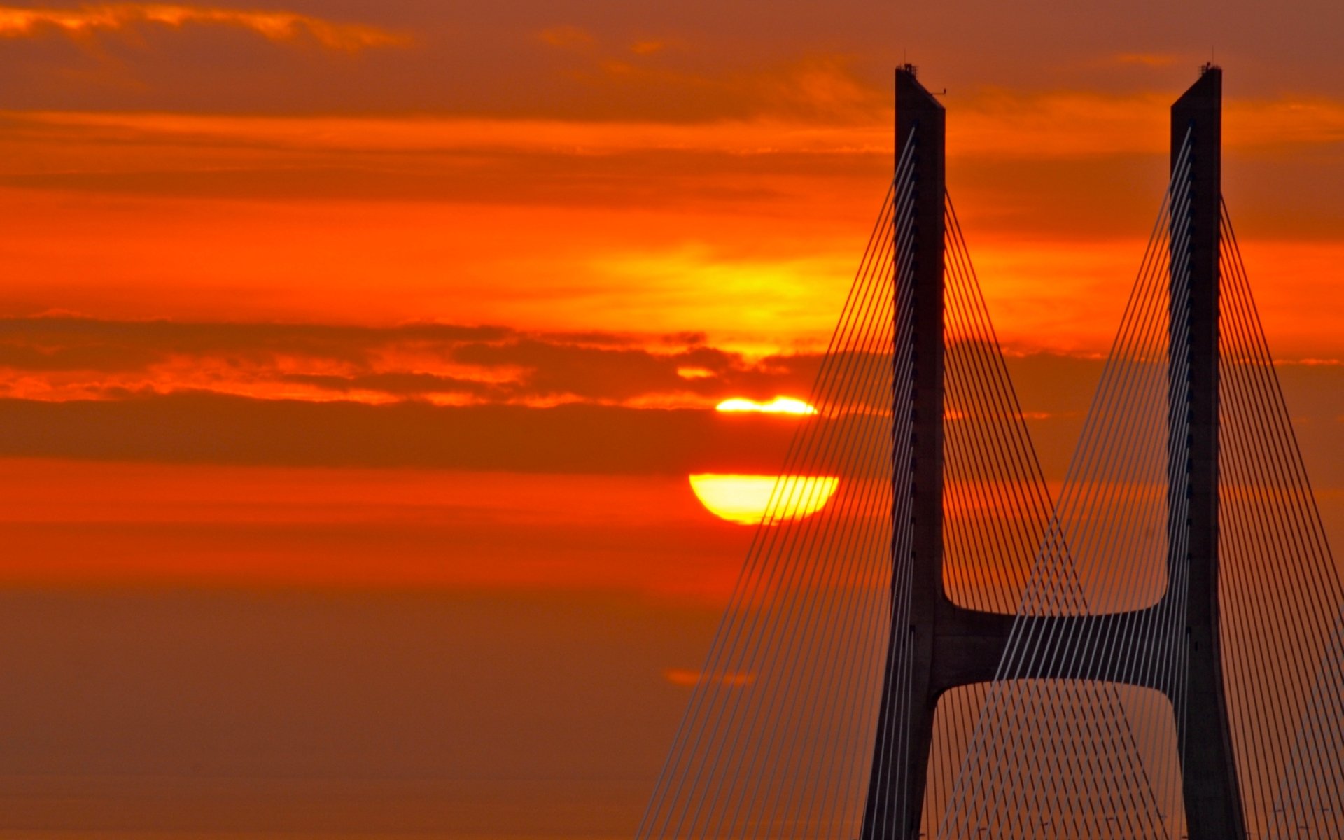Download Man Made Vasco Da Gama Bridge HD Wallpaper