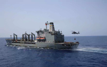  USNS Laramie (T-AO-203) by Tamara Vaughn