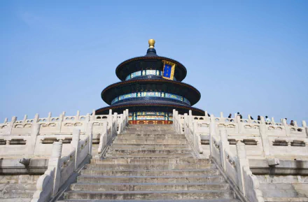 stairs China Beijing religious temple of heaven HD Desktop Wallpaper | Background Image