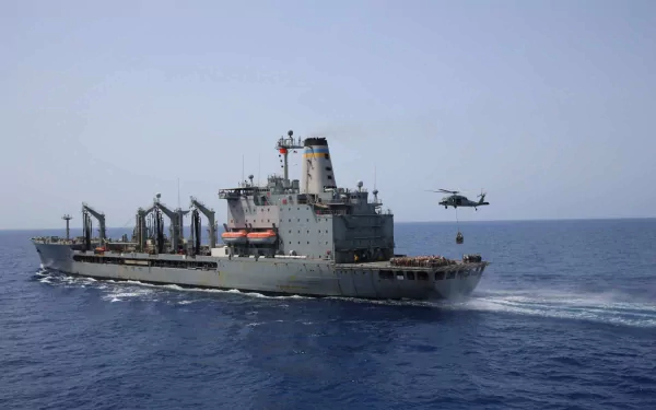  USNS Laramie (T-AO-203) by Tamara Vaughn