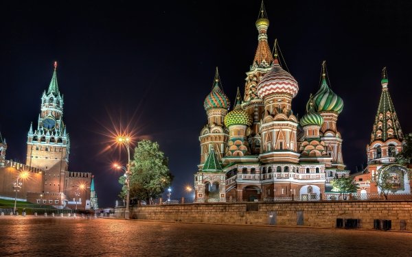 Religious Saint Basil's Cathedral Cathedrals Russia HD Wallpaper | Background Image
