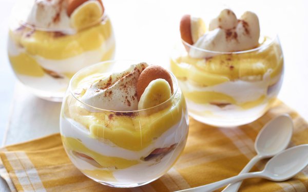 Food Banana Pudding HD Wallpaper | Background Image