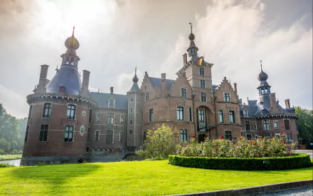 man made Ooidonk Castle HD Desktop Wallpaper | Background Image