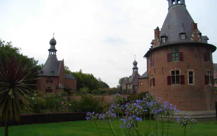man made Ooidonk Castle HD Desktop Wallpaper | Background Image