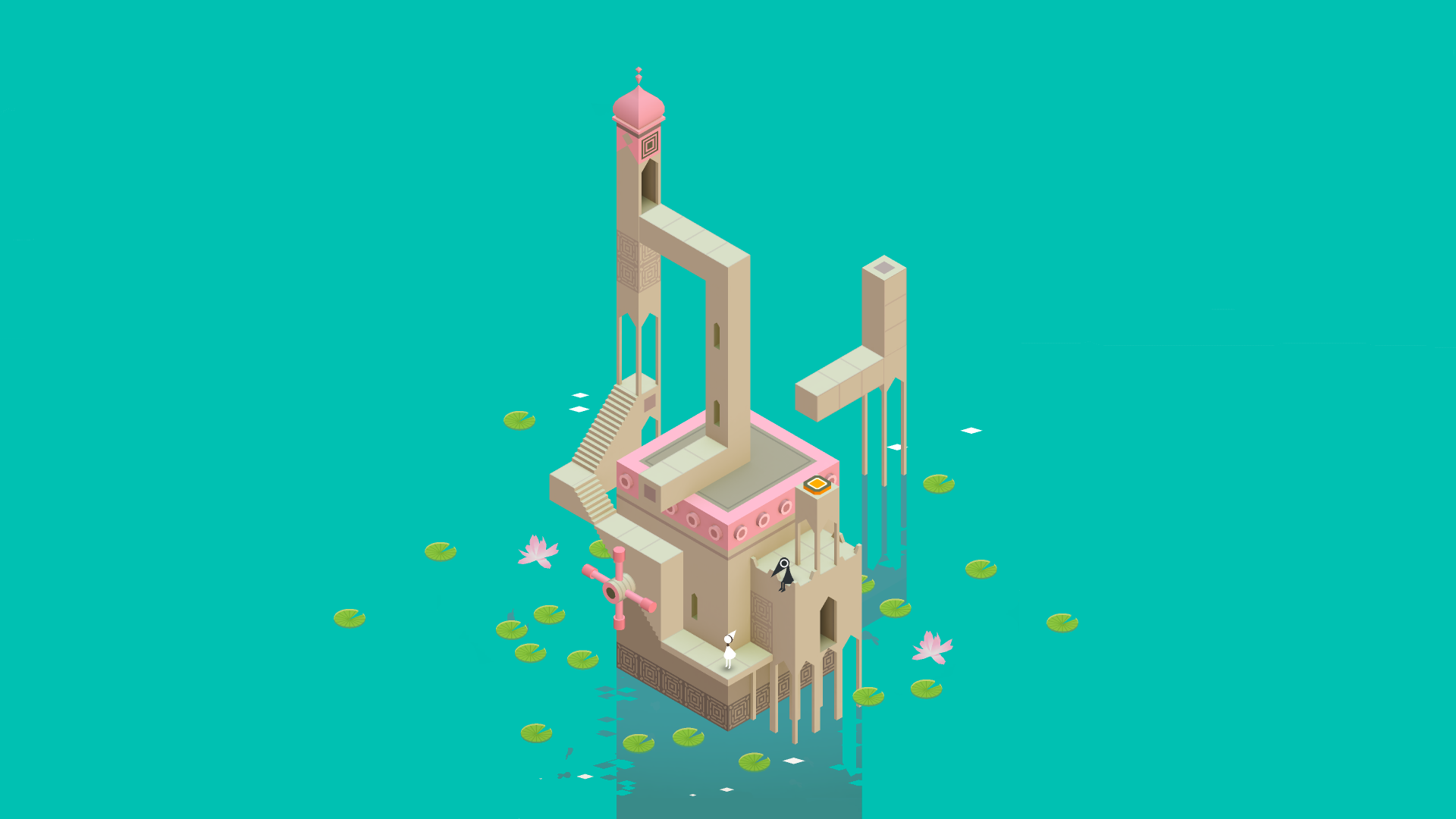 Video Game Monument Valley HD Wallpaper | Background Image