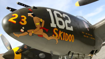 military Aircraft Nose Art HD Desktop Wallpaper | Background Image