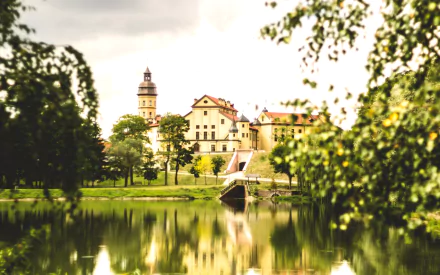 man made Nesvizh Castle HD Desktop Wallpaper | Background Image