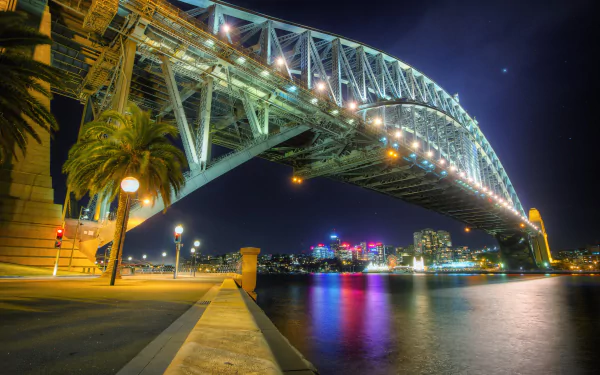 Sydney man made Sydney Harbour Bridge HD Desktop Wallpaper | Background Image