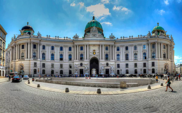 man made Hofburg Palace HD Desktop Wallpaper | Background Image
