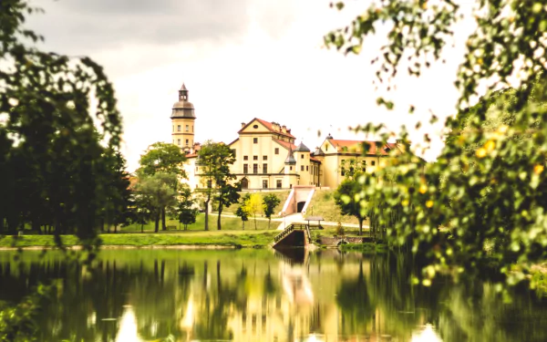 man made Nesvizh Castle HD Desktop Wallpaper | Background Image