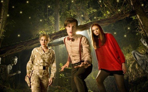 TV Show Doctor Who Matt Smith Alex Kingston Karen Gillan Amy Pond River Song Weeping Angel HD Wallpaper | Background Image