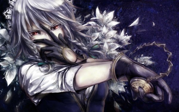 Anime Touhou Sakuya Izayoi HD Wallpaper | Background Image