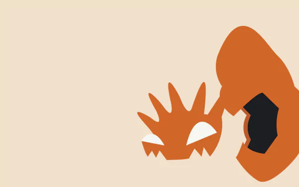 minimalist Kingler (Pokémon) video game Pokemon Minimalist Gaming HD Desktop Wallpaper | Background Image