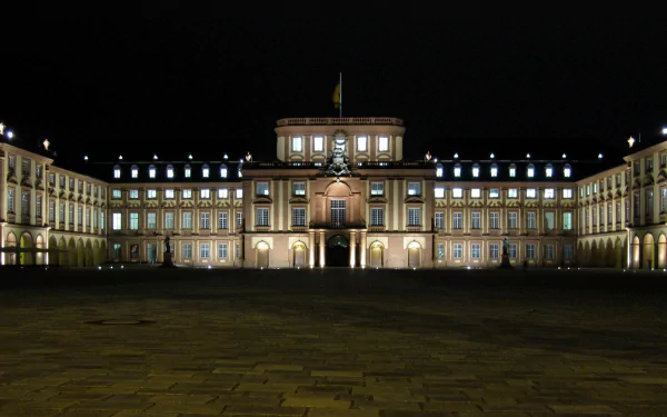 man made Mannheim Palace HD Desktop Wallpaper | Background Image