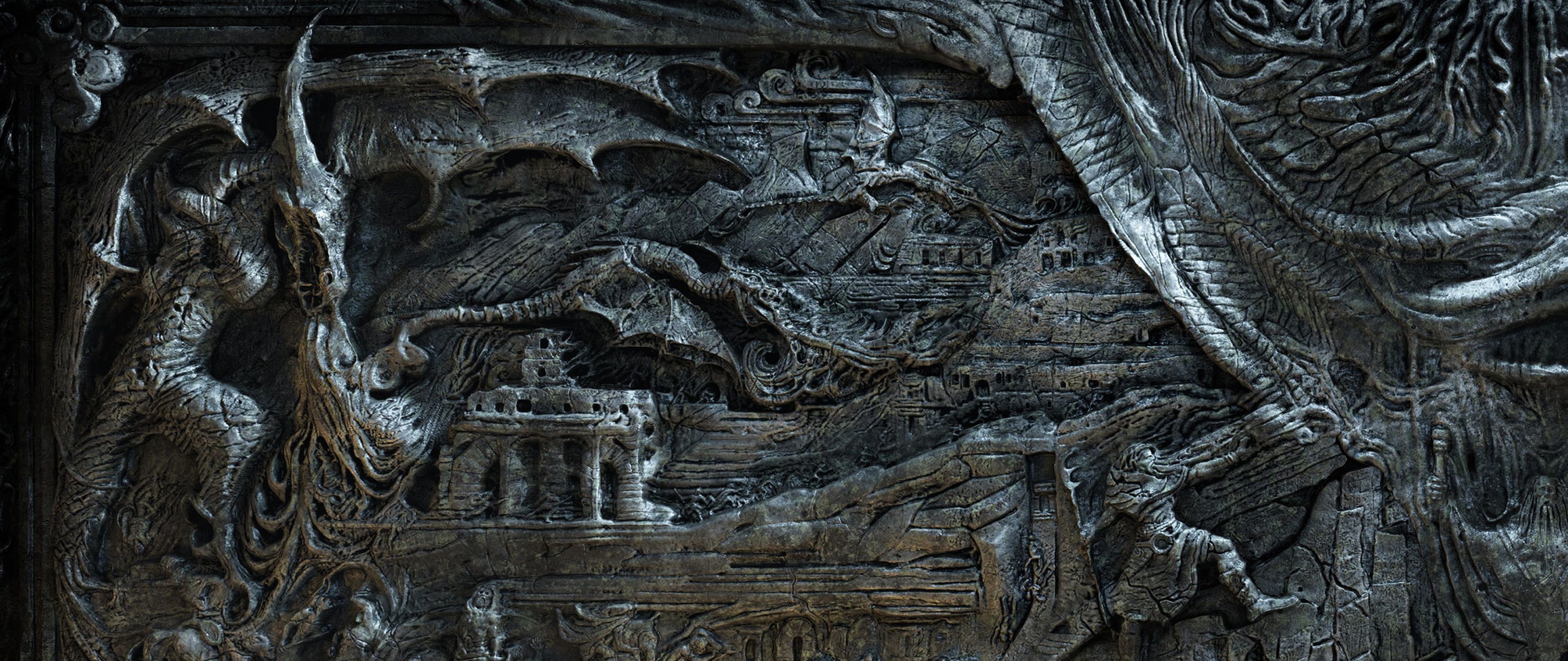 Fantasy Dragon Hd Wallpaper Background Image 2560x1080