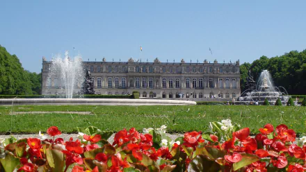 man made Herrenchiemsee Palace HD Desktop Wallpaper | Background Image