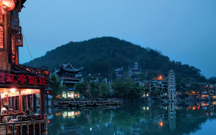 China man made town HD Desktop Wallpaper | Background Image