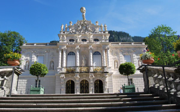 man made Linderhof Palace HD Desktop Wallpaper | Background Image