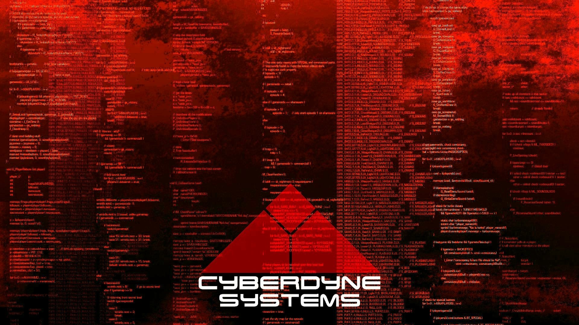 Terminator 2 HD Wallpaper – Cyberdyne Systems Code Reveal