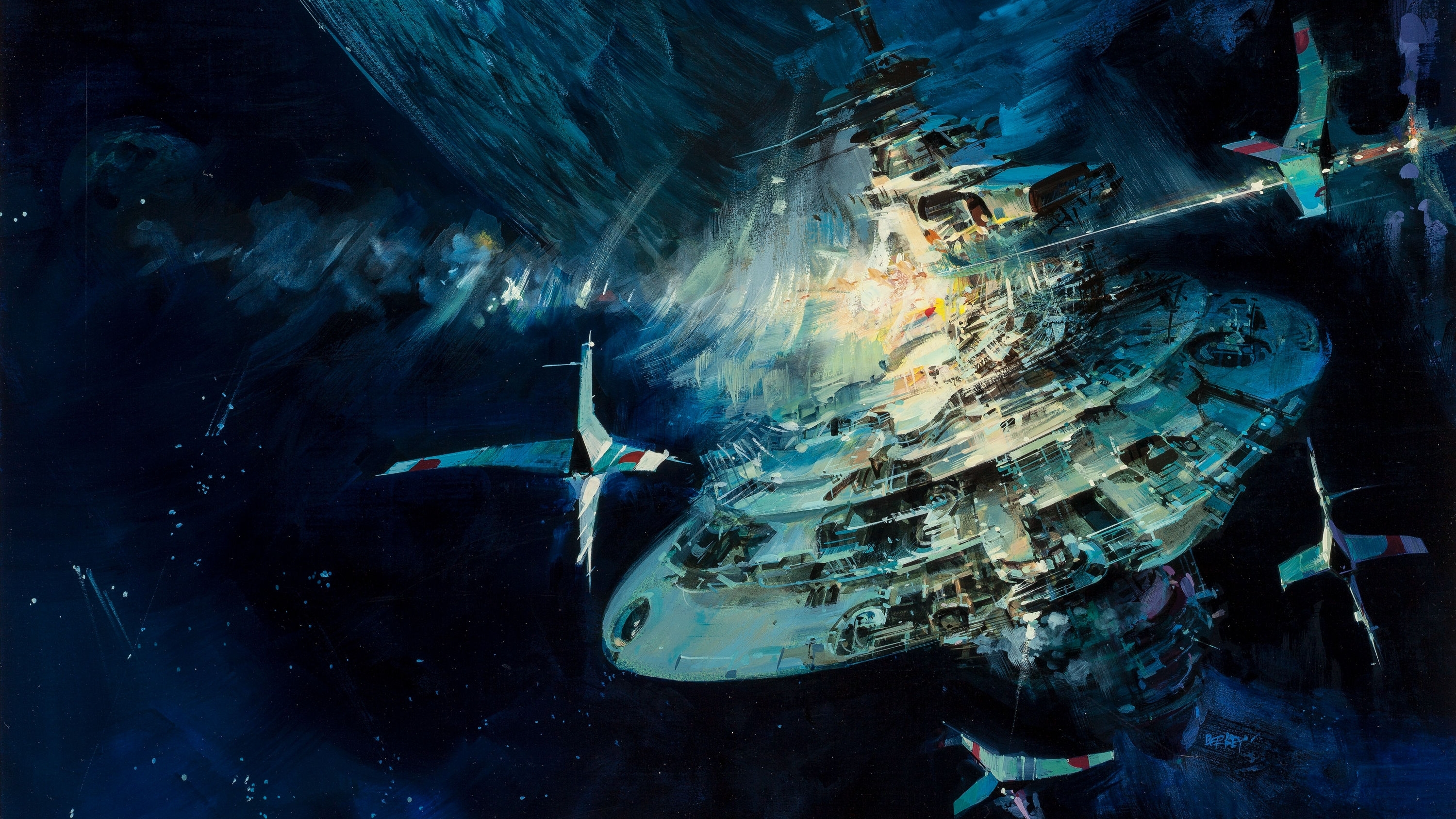 Download Sci Fi Spaceship HD Wallpaper