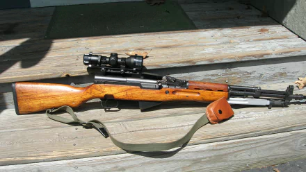 man made SKS rifle HD Desktop Wallpaper | Background Image