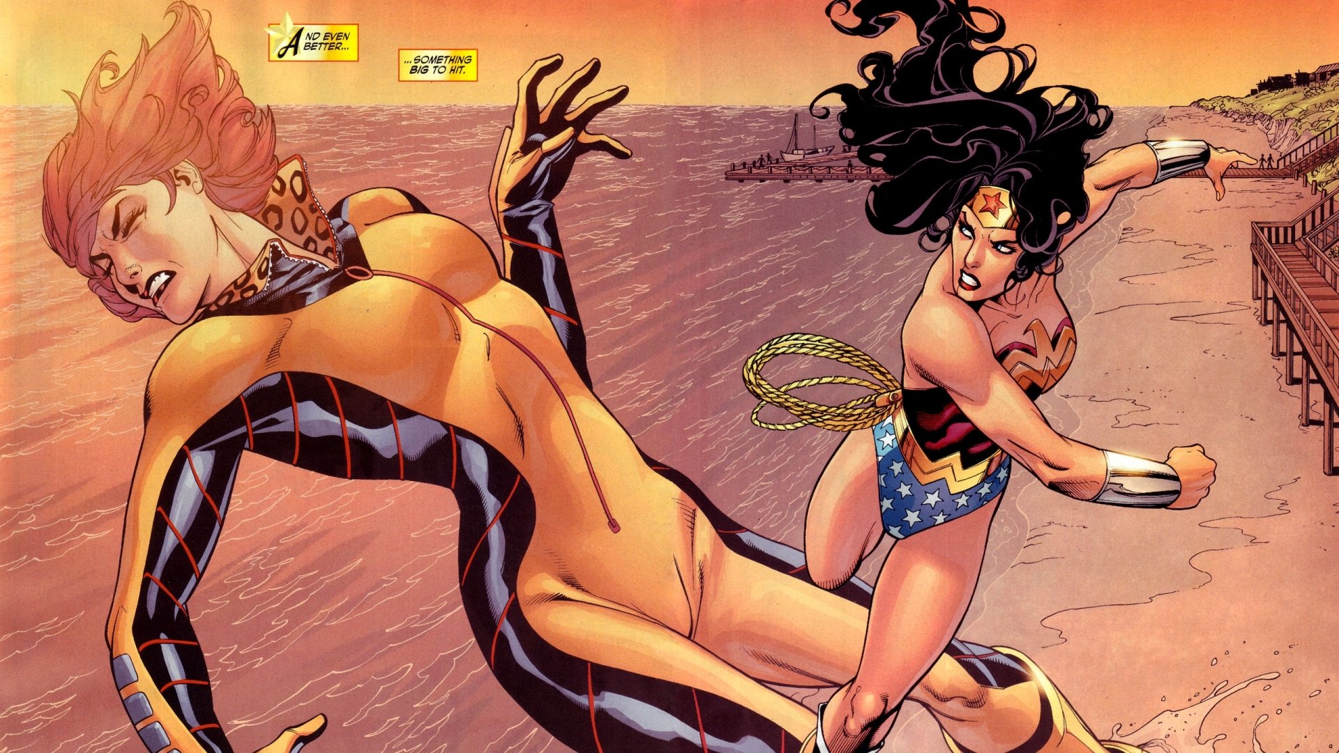 Download Wonder Woman Comic Giganta HD Wallpaper