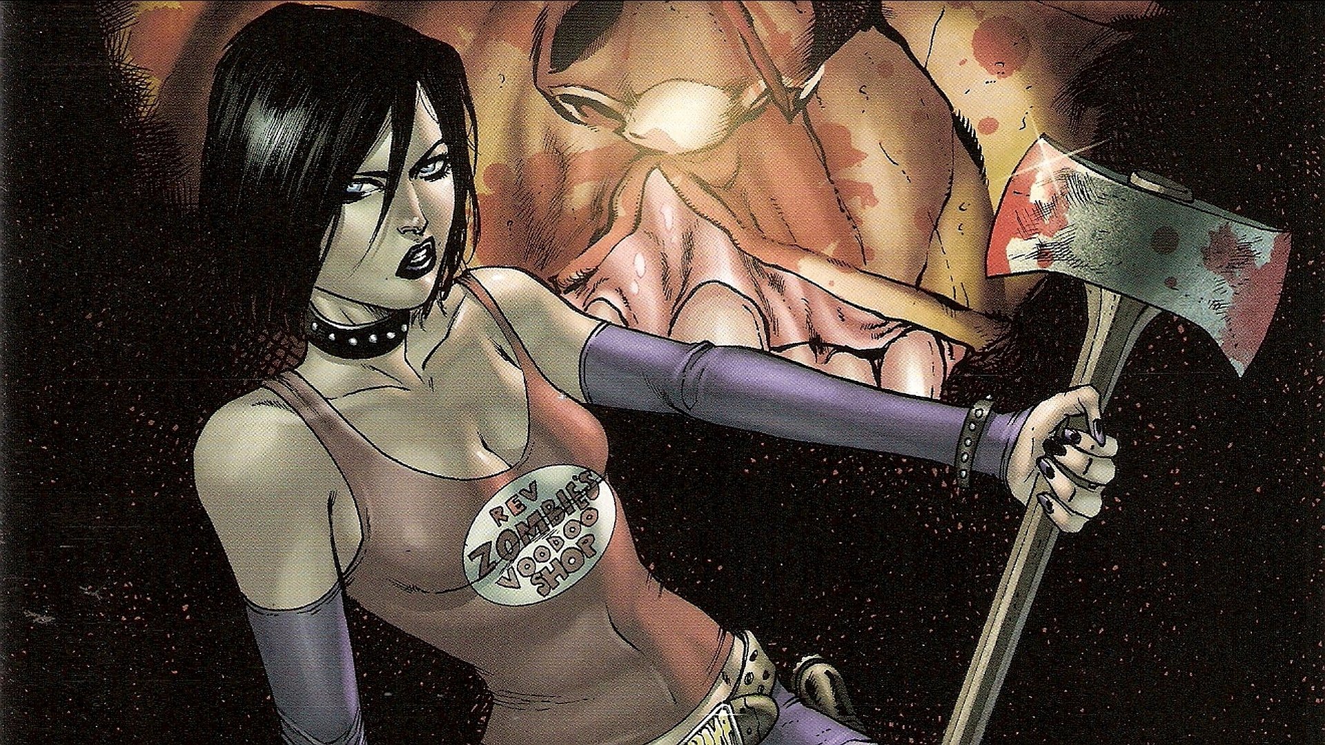 Download Comic Hack/Slash HD Wallpaper