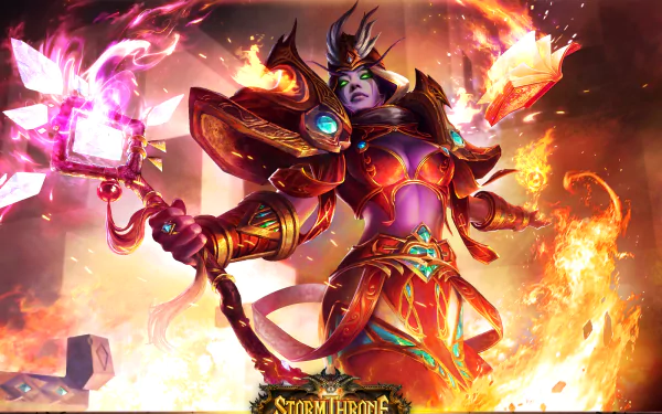 video game Stormthrone HD Desktop Wallpaper | Background Image