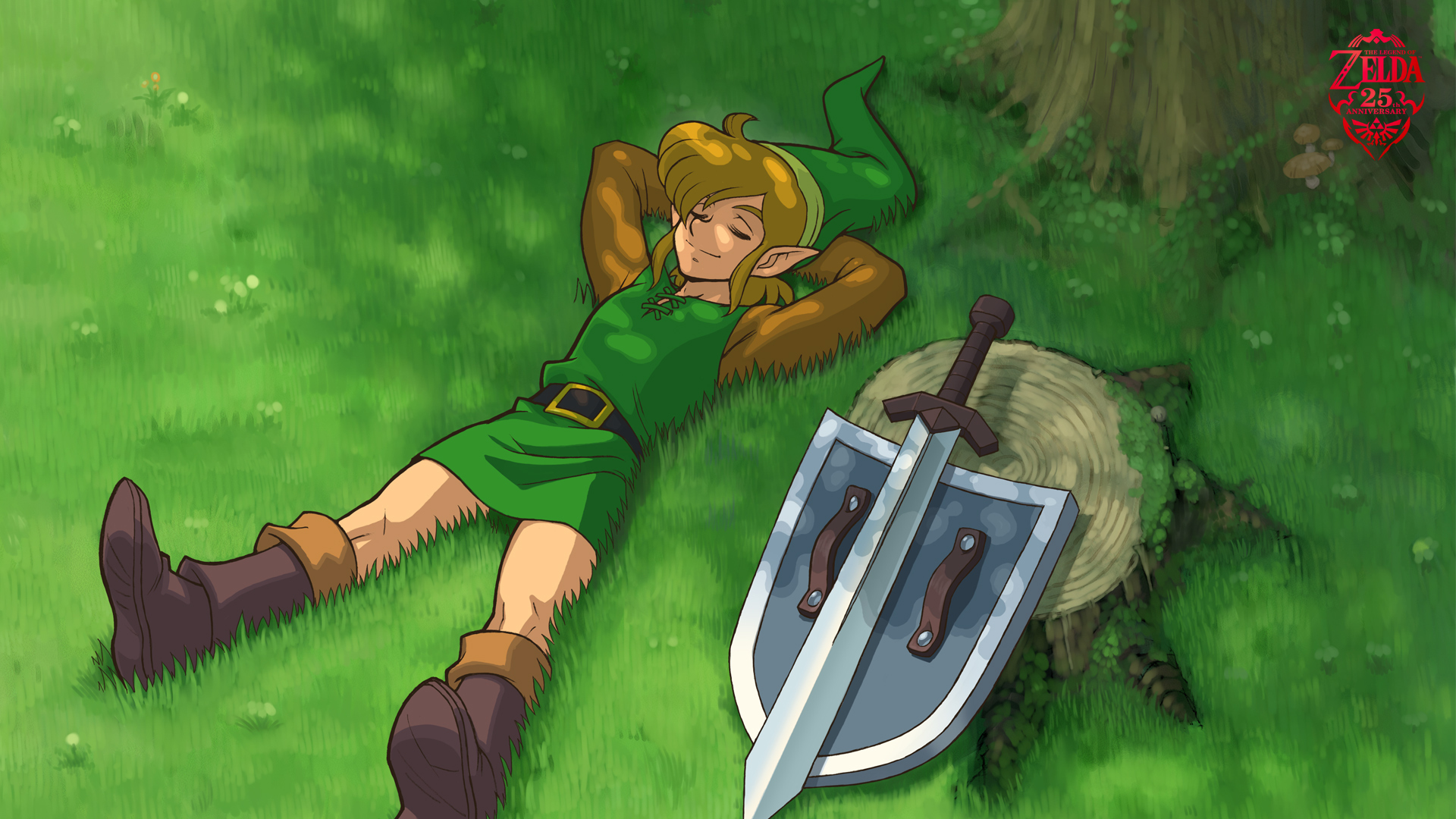 Download Video Game The Legend Of Zelda: A Link To The Past HD Wallpaper