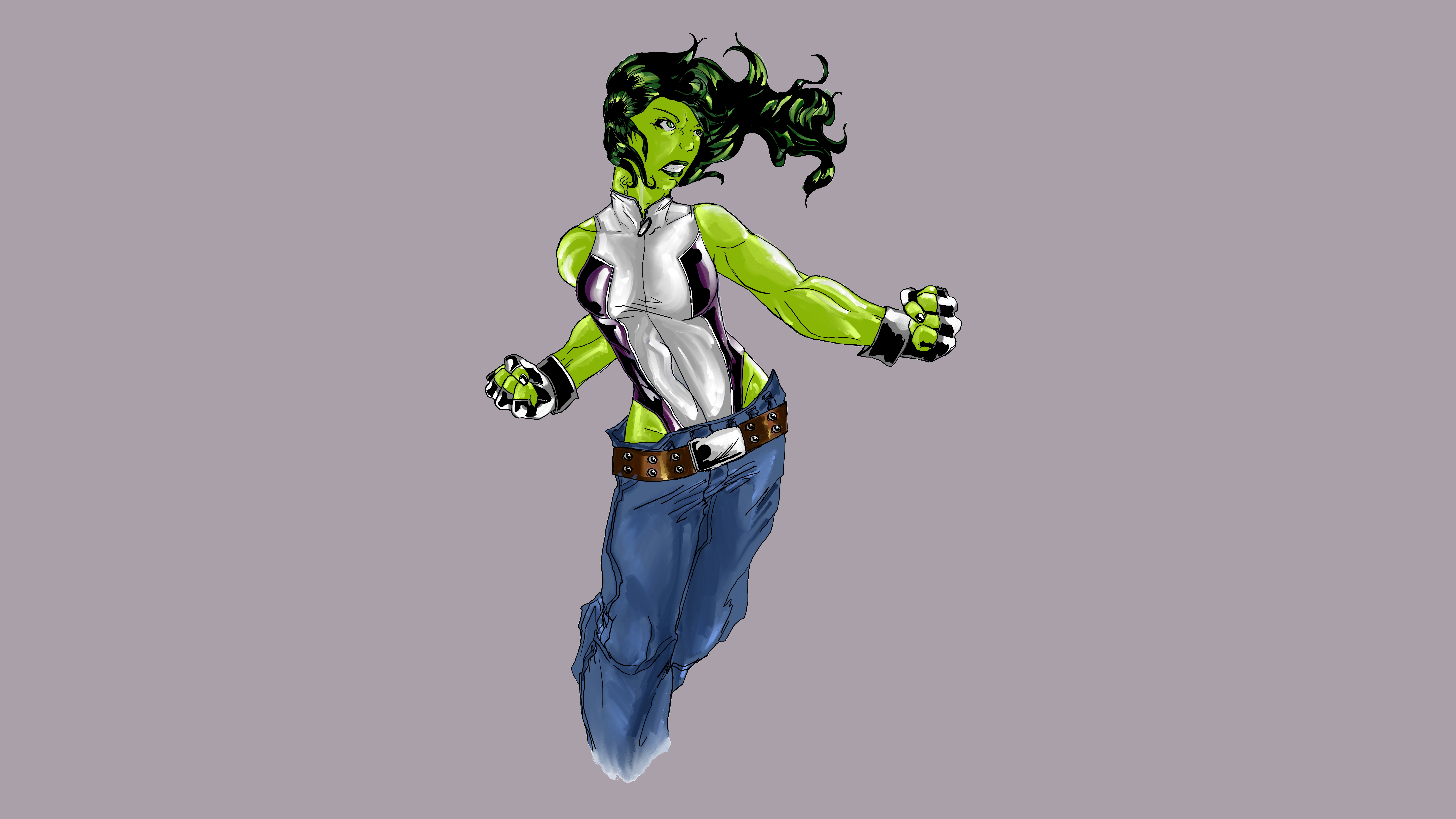 She-Hulk 8k Ultra HD Wallpaper | Background Image | 9900x5569 | ID
