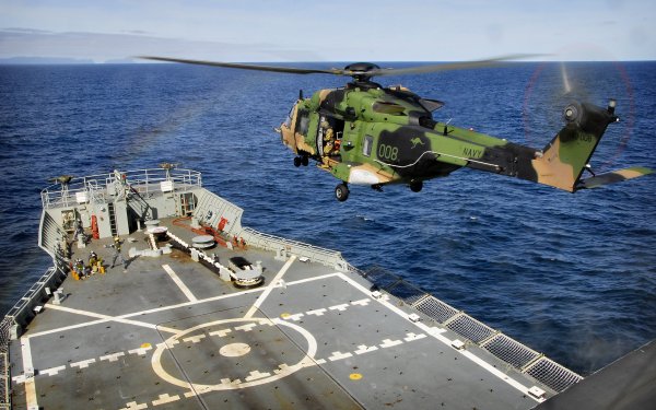 Military Royal Australian Navy Warships Australian Navy Amphibious Assault Ship Helicopter Warship HMAS Manoora HD Wallpaper | Background Image