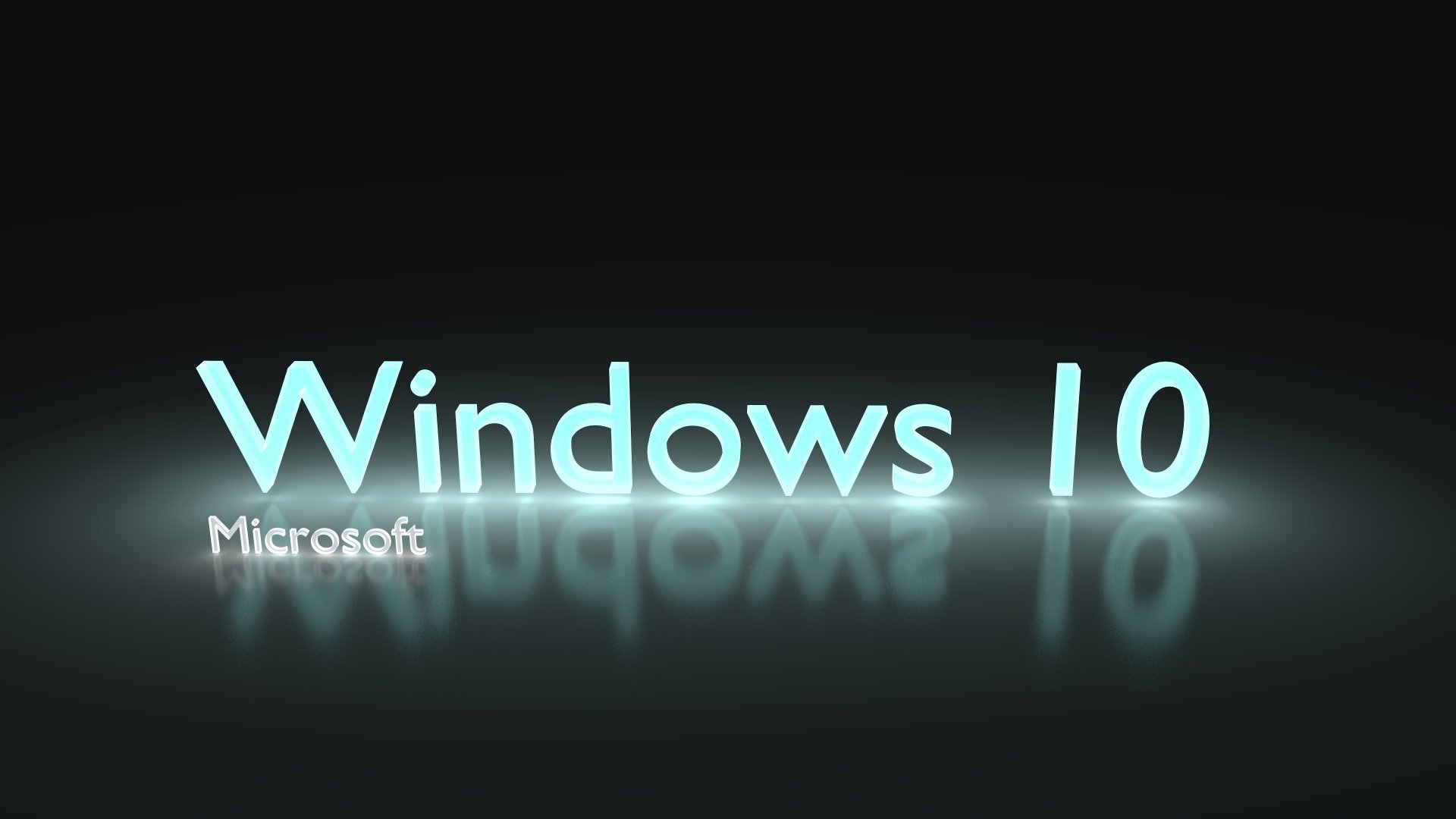 Windows 10 glowing light blue by viktik