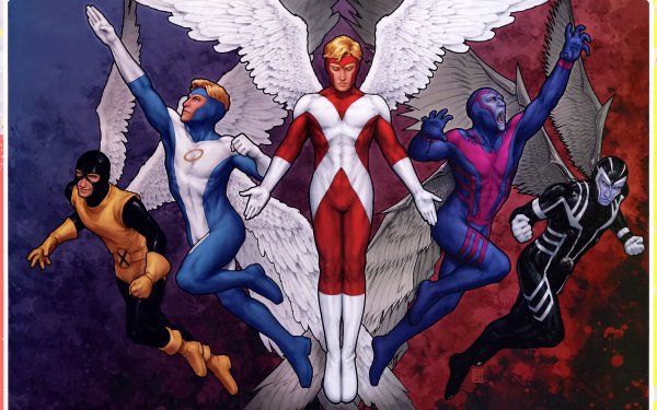 Bande-dessinées X-Men: Evolutions X-Men Angel Warren Worthington III Archangel Wings Mutant Fond d'écran HD | Image