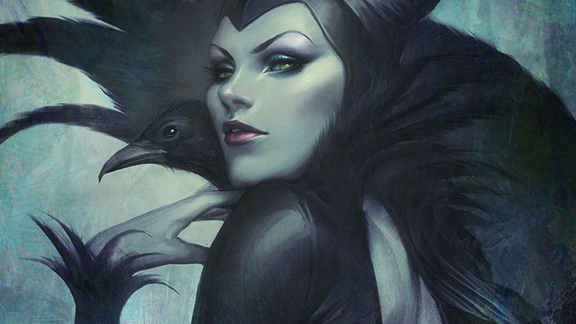 Maleficent Fantasy Heroes Digital Print Wallpaper  Etsy