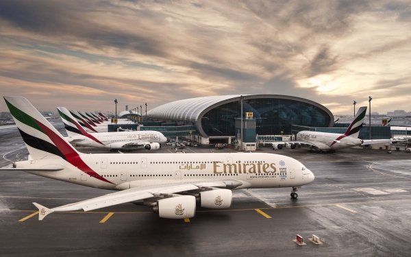 Vehicles Airbus A380 Airbus Airport Airplane HD Wallpaper | Background Image