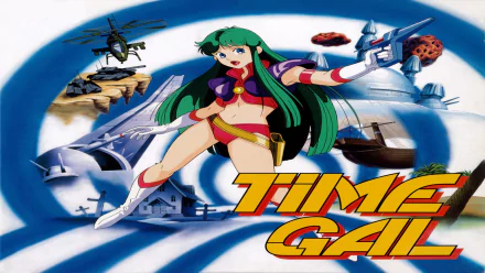video game Time Gal HD Desktop Wallpaper | Background Image