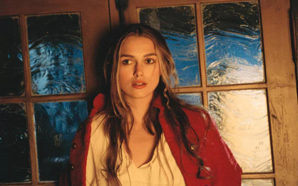 HD PC desktop wallpaper featuring Keira Knightley as Elizabeth Swann from the movie Pirates of the Caribbean: The Curse of the Black Pearl.
