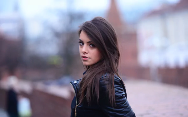 hair bokeh woman Anita Sikorska HD Desktop Wallpaper | Background Image
