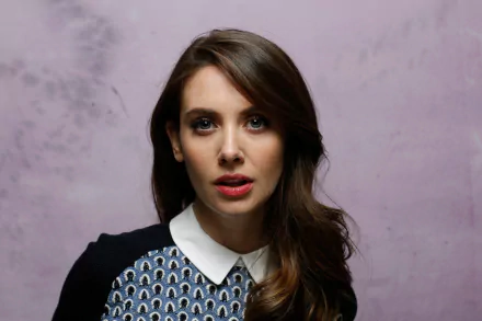 brunette American actress Celebrity Alison Brie HD Desktop Wallpaper | Background Image